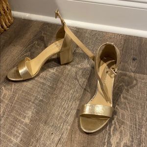 gold heels